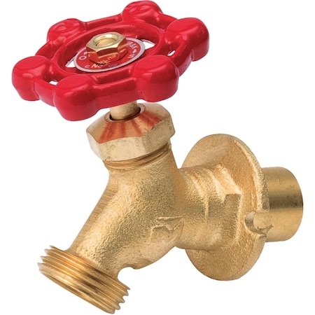 Proline 1/2 In. S & 3/4 In.S x 3/4 In. MHT Brass Cast Iron Sillcock 108-503